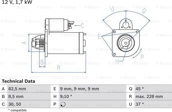 BOSCH 0 986 025 660 - Démarreur cwaw.fr