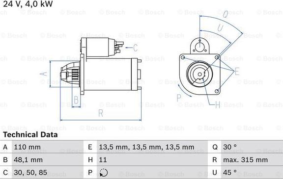 BOSCH 0 986 025 890 - Démarreur cwaw.fr