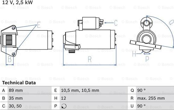 BOSCH 0 986 025 200 - Démarreur cwaw.fr