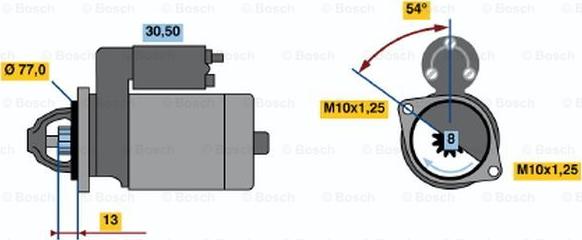 BOSCH 0 986 020 391 - Démarreur cwaw.fr