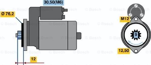 BOSCH 0 986 021 910 - Démarreur cwaw.fr