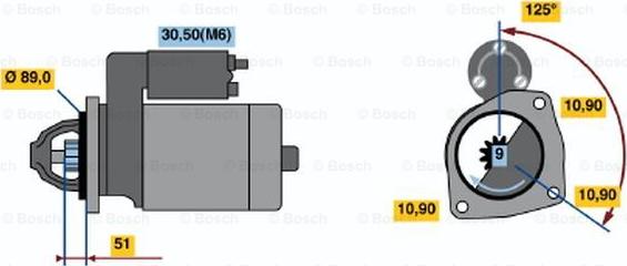 BOSCH 0 986 021 340 - Démarreur cwaw.fr