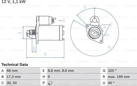 BOSCH 0 986 023 660 - Démarreur cwaw.fr