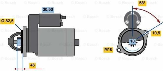 BOSCH 0 986 023 680 - Démarreur cwaw.fr