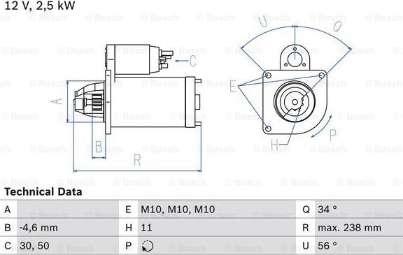 BOSCH 0 986 023 850 - Démarreur cwaw.fr