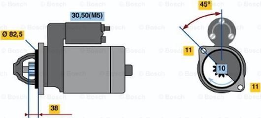 BOSCH 0 986 022 520 - Démarreur cwaw.fr