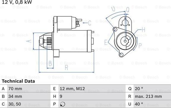 BOSCH 0 986 027 060 - Démarreur cwaw.fr