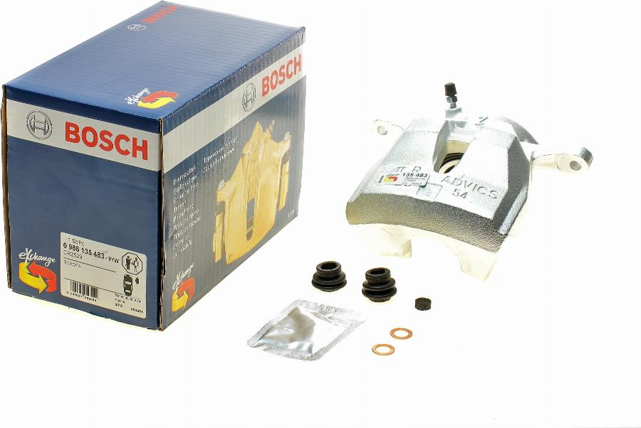 BOSCH 0 986 135 483 - Étrier de frein cwaw.fr