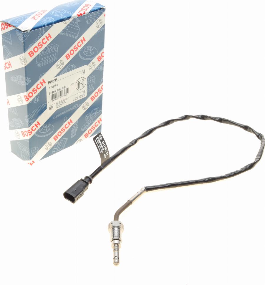 BOSCH 0 986 259 063 - Capteur, température des gaz cwaw.fr