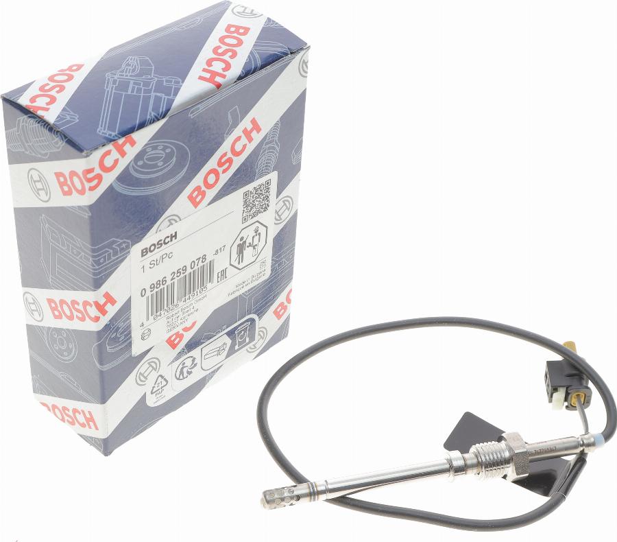 BOSCH 0 986 259 078 - Capteur, température des gaz cwaw.fr