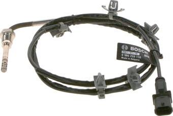 BOSCH 0 986 259 110 - Capteur, température des gaz cwaw.fr