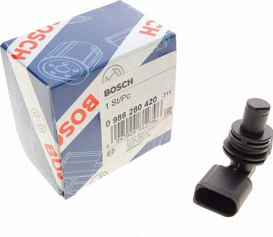 BOSCH 0 986 280 420 - Capteur, position d'arbre à cames cwaw.fr