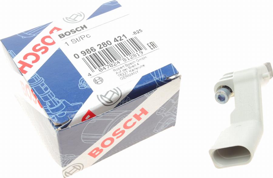 BOSCH 0 986 280 421 - Capteur d'angle, vilebrequin cwaw.fr