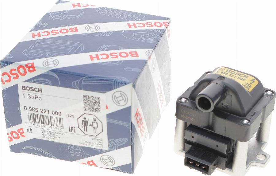 BOSCH 0 986 221 000 - Bobine d'allumage cwaw.fr