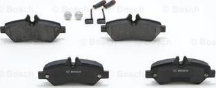 BOSCH 0 986 AB9 447 - Kit de plaquettes de frein, frein à disque cwaw.fr