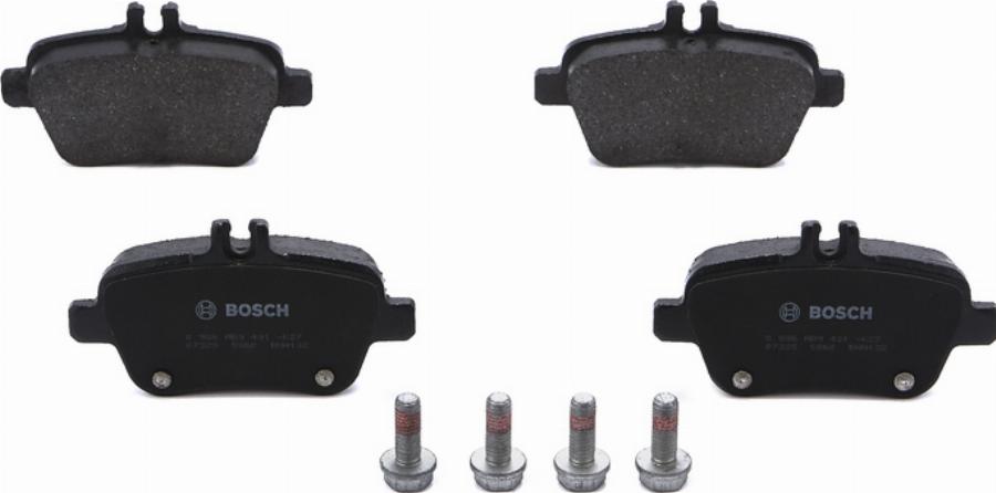 BOSCH 0986AB9431 - Kit de plaquettes de frein, frein à disque cwaw.fr