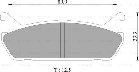 BOSCH 0 986 AB9 041 - Kit de plaquettes de frein, frein à disque cwaw.fr