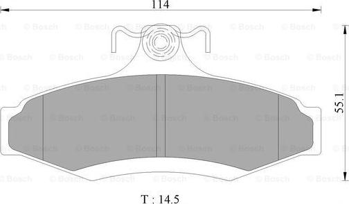 BOSCH 0 986 AB9 047 - Kit de plaquettes de frein, frein à disque cwaw.fr