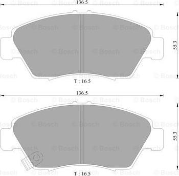 BOSCH 0 986 AB9 069 - Kit de plaquettes de frein, frein à disque cwaw.fr