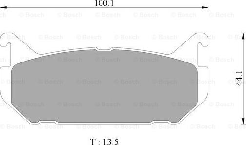 BOSCH 0 986 AB9 060 - Kit de plaquettes de frein, frein à disque cwaw.fr