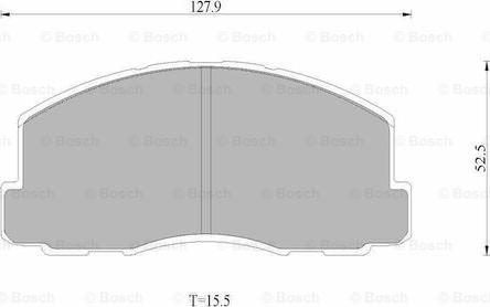 BOSCH 0 986 AB9 003 - Kit de plaquettes de frein, frein à disque cwaw.fr