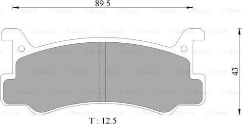 BOSCH 0 986 AB9 007 - Kit de plaquettes de frein, frein à disque cwaw.fr