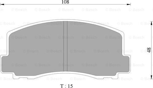 BOSCH 0 986 AB9 017 - Kit de plaquettes de frein, frein à disque cwaw.fr