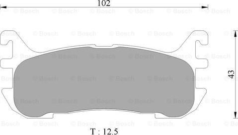 BOSCH 0 986 AB9 070 - Kit de plaquettes de frein, frein à disque cwaw.fr