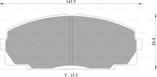 BOSCH 0 986 AB9 142 - Kit de plaquettes de frein, frein à disque cwaw.fr