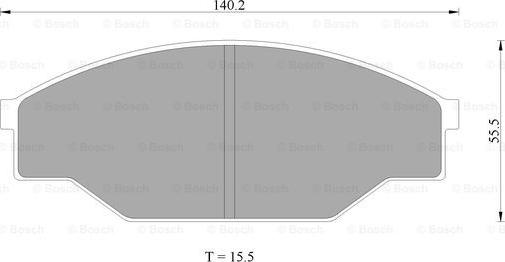 BOSCH 0 986 AB9 184 - Kit de plaquettes de frein, frein à disque cwaw.fr