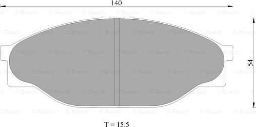 BOSCH 0 986 AB9 181 - Kit de plaquettes de frein, frein à disque cwaw.fr