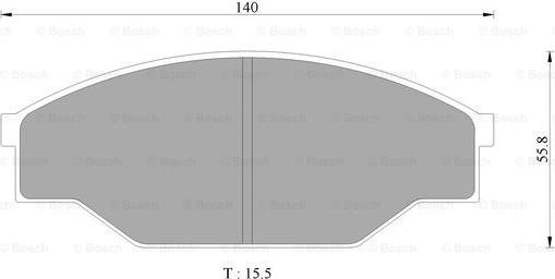 BOSCH 0 986 AB9 130 - Kit de plaquettes de frein, frein à disque cwaw.fr