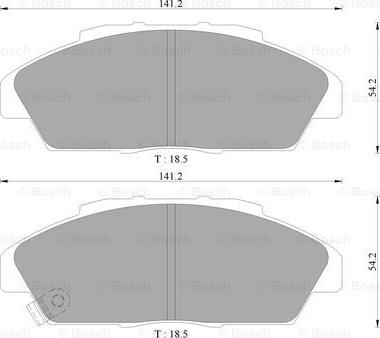 BOSCH 0 986 AB9 120 - Kit de plaquettes de frein, frein à disque cwaw.fr