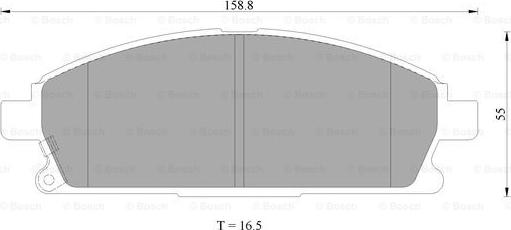 BOSCH 0 986 AB9 179 - Kit de plaquettes de frein, frein à disque cwaw.fr