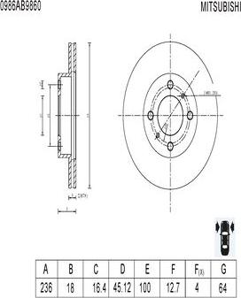 BOSCH 0 986 AB9 860 - Disque de frein cwaw.fr