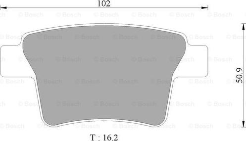 BOSCH 0 986 AB9 355 - Kit de plaquettes de frein, frein à disque cwaw.fr