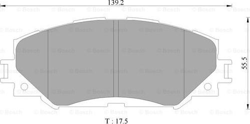 BOSCH 0 986 AB9 361 - Kit de plaquettes de frein, frein à disque cwaw.fr