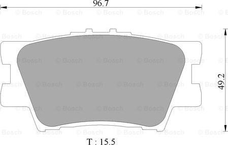 BOSCH 0 986 AB9 362 - Kit de plaquettes de frein, frein à disque cwaw.fr