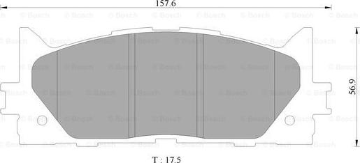 BOSCH 0 986 AB9 367 - Kit de plaquettes de frein, frein à disque cwaw.fr