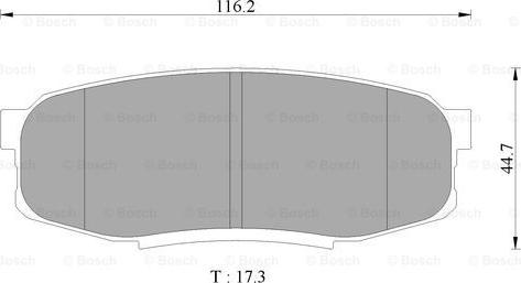 BOSCH 0 986 AB9 302 - Kit de plaquettes de frein, frein à disque cwaw.fr