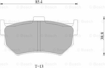 BOSCH 0 986 AB9 310 - Kit de plaquettes de frein, frein à disque cwaw.fr