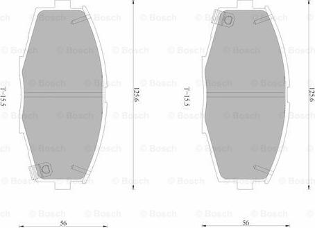 BOSCH 0 986 AB9 321 - Kit de plaquettes de frein, frein à disque cwaw.fr