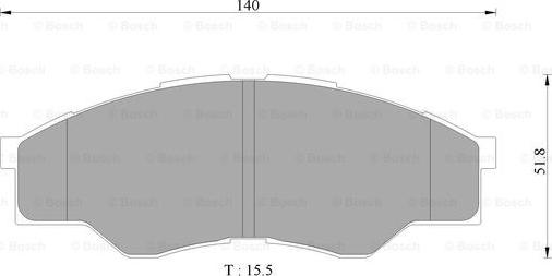 BOSCH 0 986 AB9 376 - Kit de plaquettes de frein, frein à disque cwaw.fr