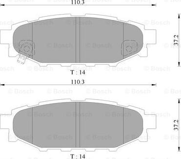 BOSCH 0 986 AB9 299 - Kit de plaquettes de frein, frein à disque cwaw.fr