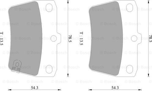 BOSCH 0 986 AB9 293 - Kit de plaquettes de frein, frein à disque cwaw.fr