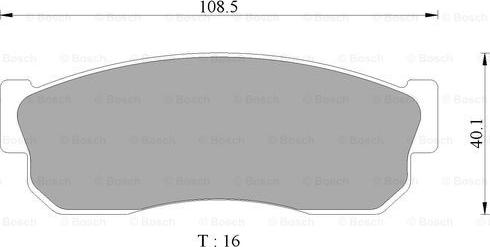 BOSCH 0 986 AB9 241 - Kit de plaquettes de frein, frein à disque cwaw.fr