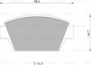 BOSCH 0 986 AB9 259 - Kit de plaquettes de frein, frein à disque cwaw.fr