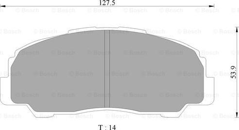 BOSCH 0 986 AB9 255 - Kit de plaquettes de frein, frein à disque cwaw.fr