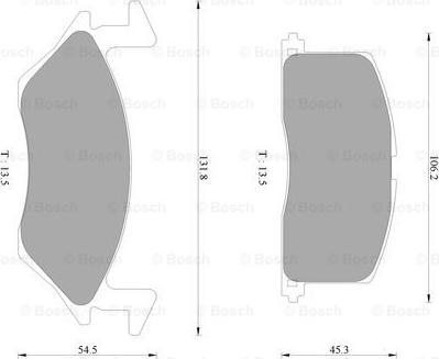 BOSCH 0 986 AB9 269 - Kit de plaquettes de frein, frein à disque cwaw.fr