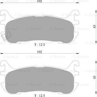 BOSCH 0 986 AB9 263 - Kit de plaquettes de frein, frein à disque cwaw.fr